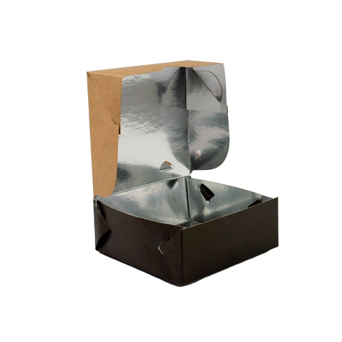 Box Antivazamento Refeição Black Kraft 350ml - PCT 50un