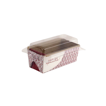 Caixa de Bolo Forneável Confeitaria Rosa P - PCT 50un