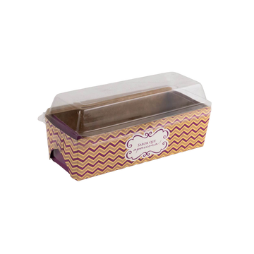 Caixa de Bolo Forneável Confeitaria Roxa M - PCT 50un