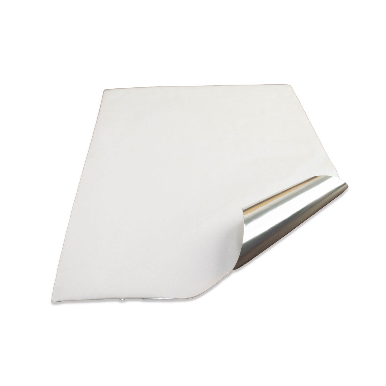 Papel Antigordura Metalizado Hamburgueria White G (30cm x 40cm) - PCT 500un
