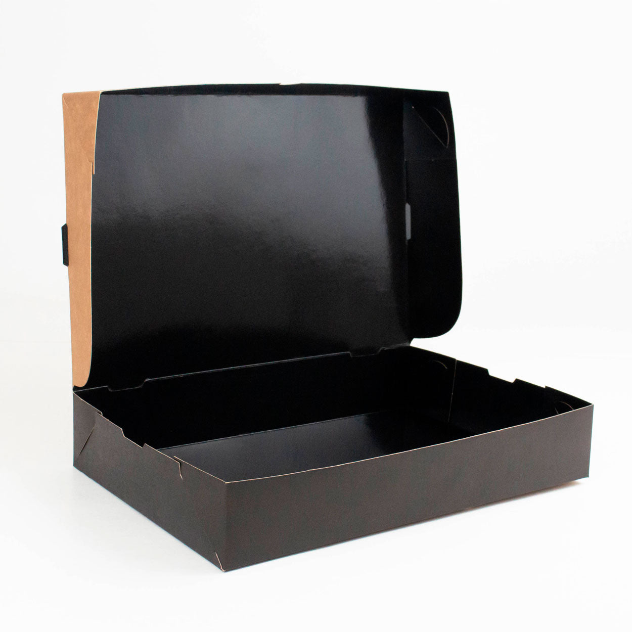 Caixa de Salgado e Esfiharia Black Kraft GG - PCT 50un