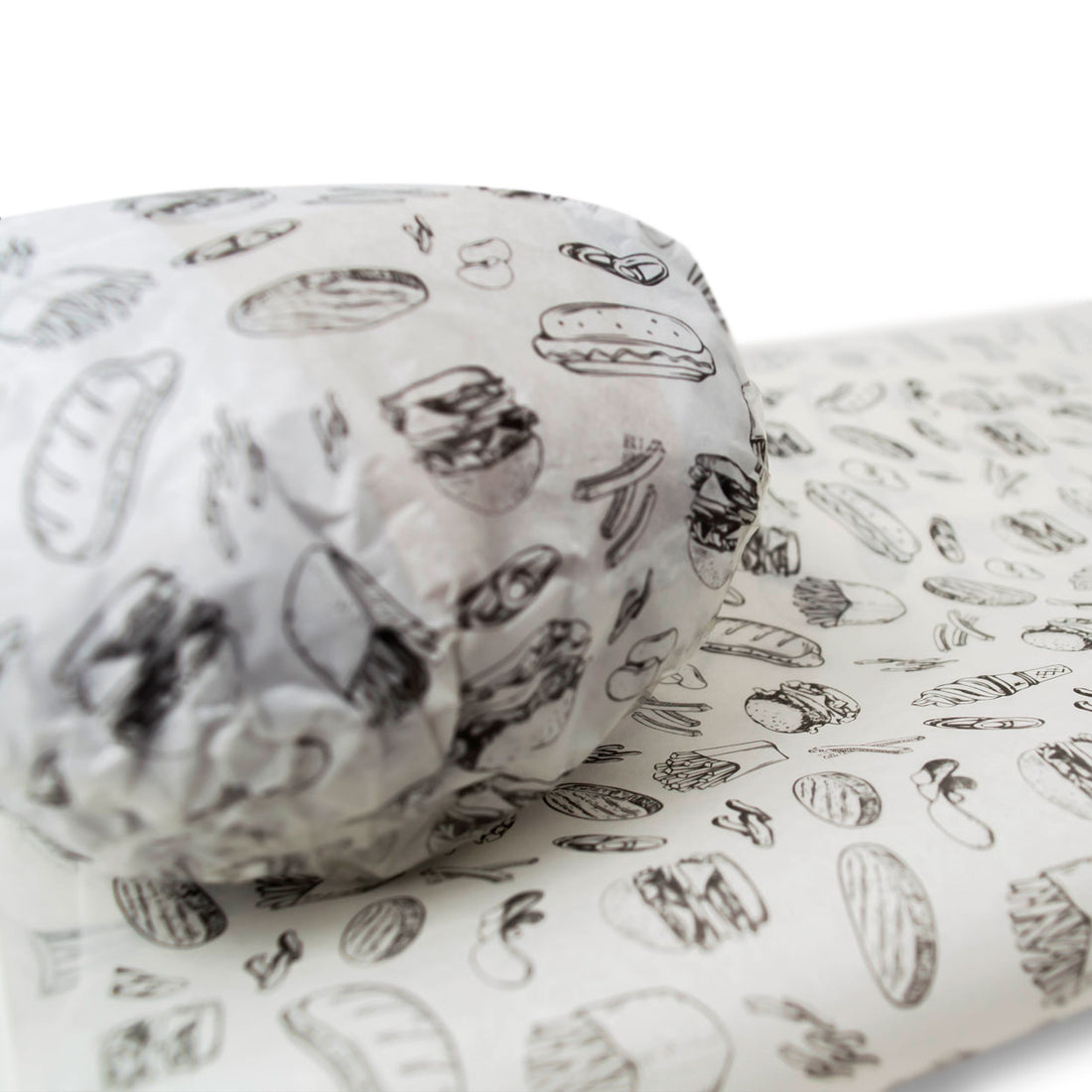 Papel Antigordura Hamburgueria Fastfood P (21cm x 30cm) - PCT 500un