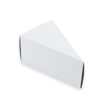 Embalagem Para Fatia de Torta Confeitaria White M - PCT 50un