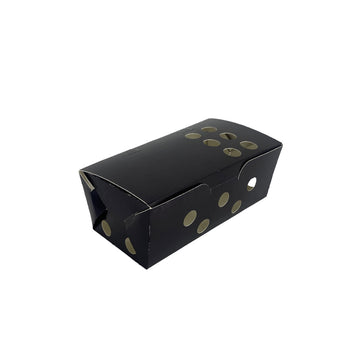 Caixa de Batata Box Com Respiradores Hamburgueria Black M - PCT 50un