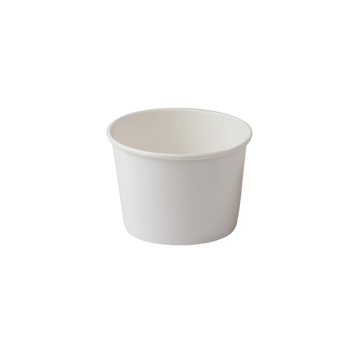 Pote de Papel 390ml White (Sem Tampa) - PCT 50un