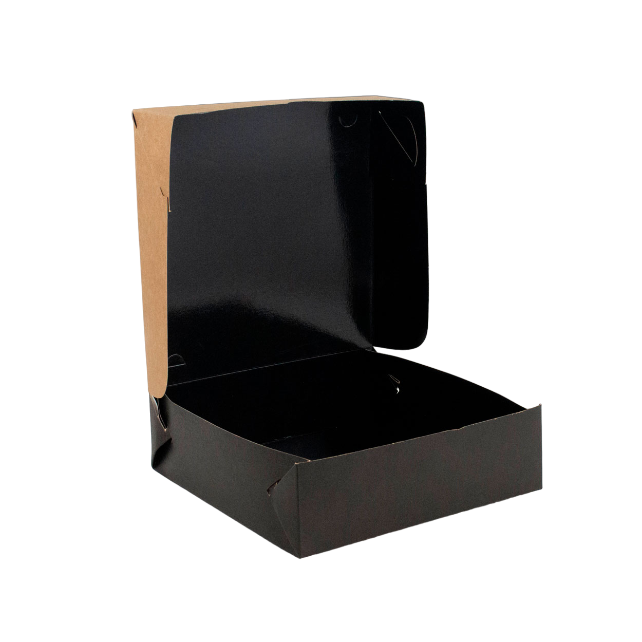 Caixa de Salgado e Esfiharia Black Kraft G - PCT 50un