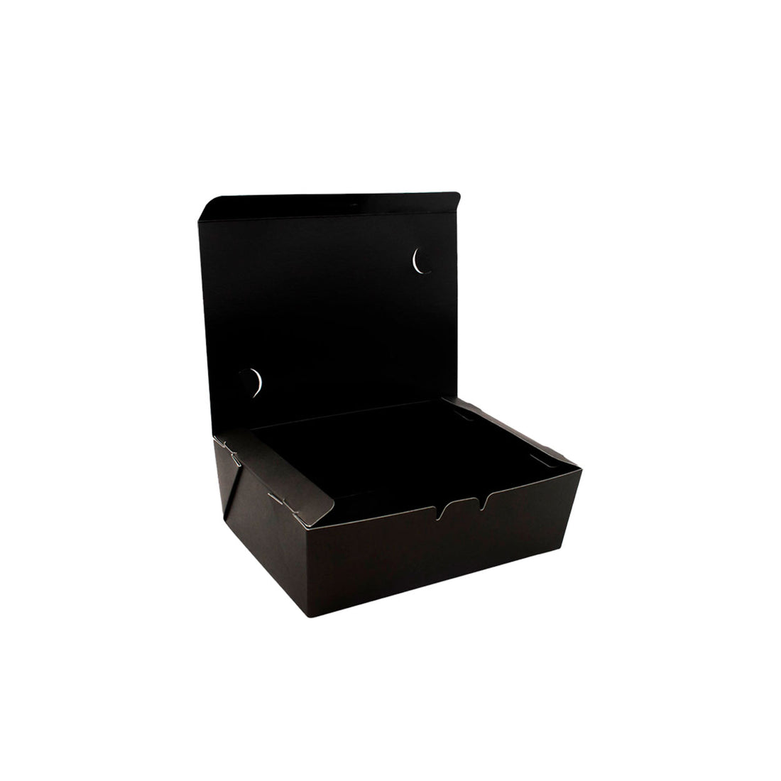 Box Antivazamento Refeição Black Fundo Preto 500ml - PCT 50un