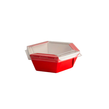 Caixa Para Poke Refeição Vermelha 1000ml - PCT 50un