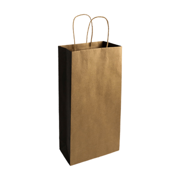 Sacola Kraft Para 2 Garrafa de vinho - PCT 50un