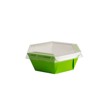 Caixa Para Poke Refeição Verde Lima 1000ml - PCT 50un