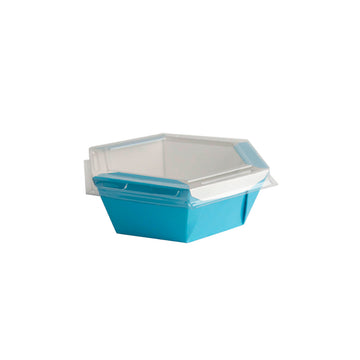 Caixa Para Poke Refeição Azul 1000ml - PCT 50un