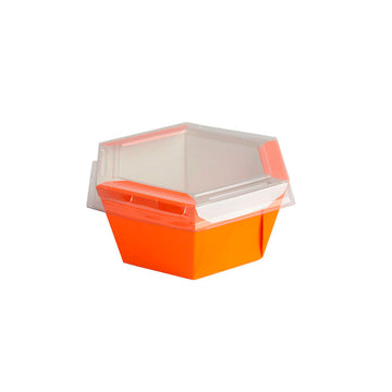 Caixa Para Poke Refeição Laranja 1200ml - PCT 50un