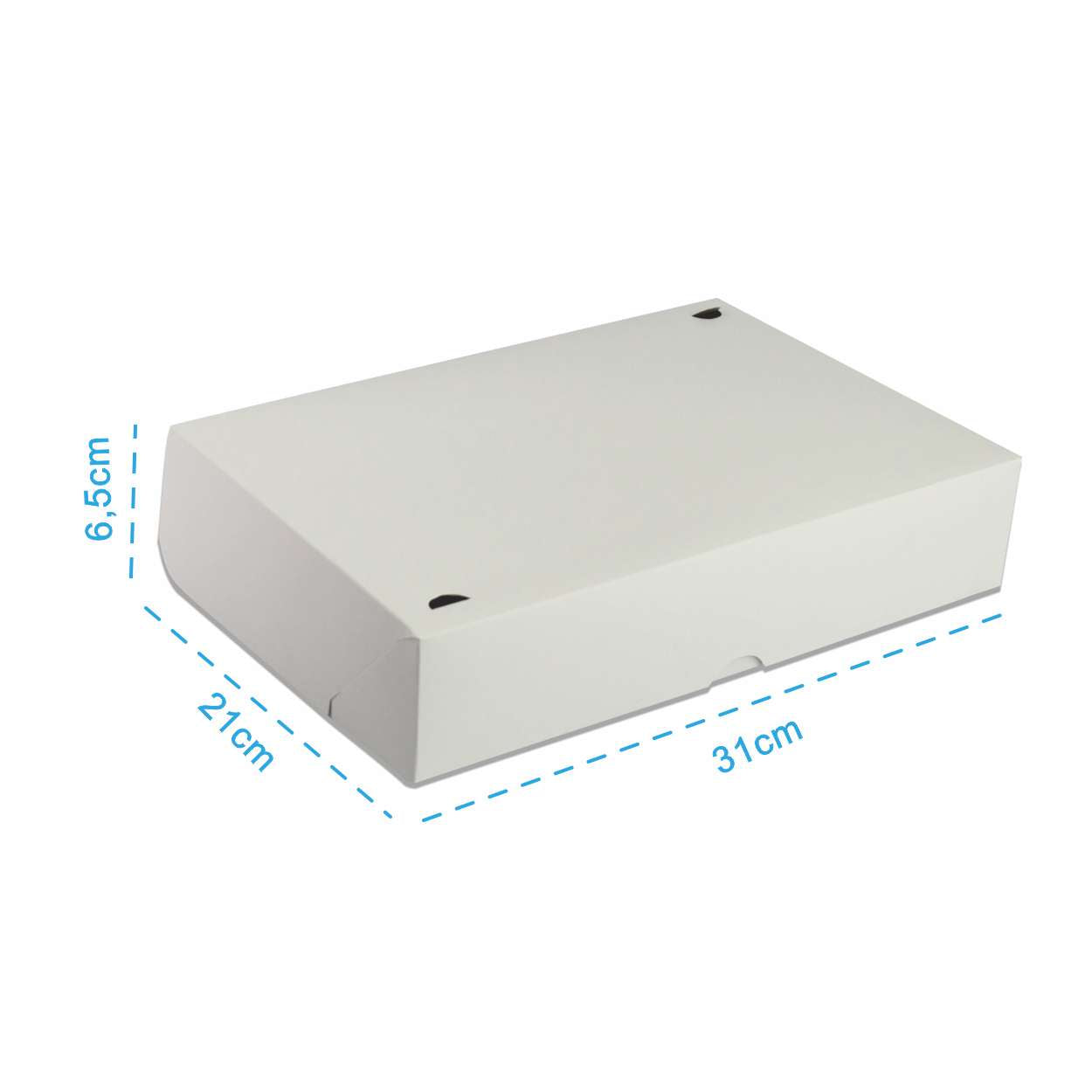 Caixa Multiuso Para Doces Confeitaria White GG - PCT 50un