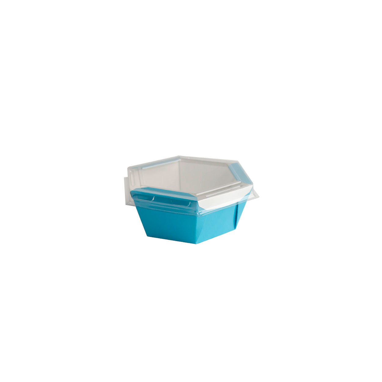 Caixa Para Poke Refeição Azul 500ml - PCT 50un