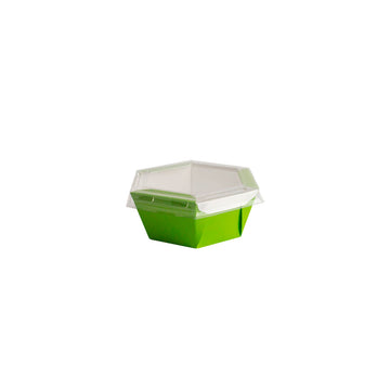 Caixa Para Poke Refeição Verde Lima 500ml - PCT 50un