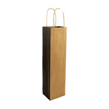 Sacola Kraft Para 1 Garrafa de vinho - PCT 50un