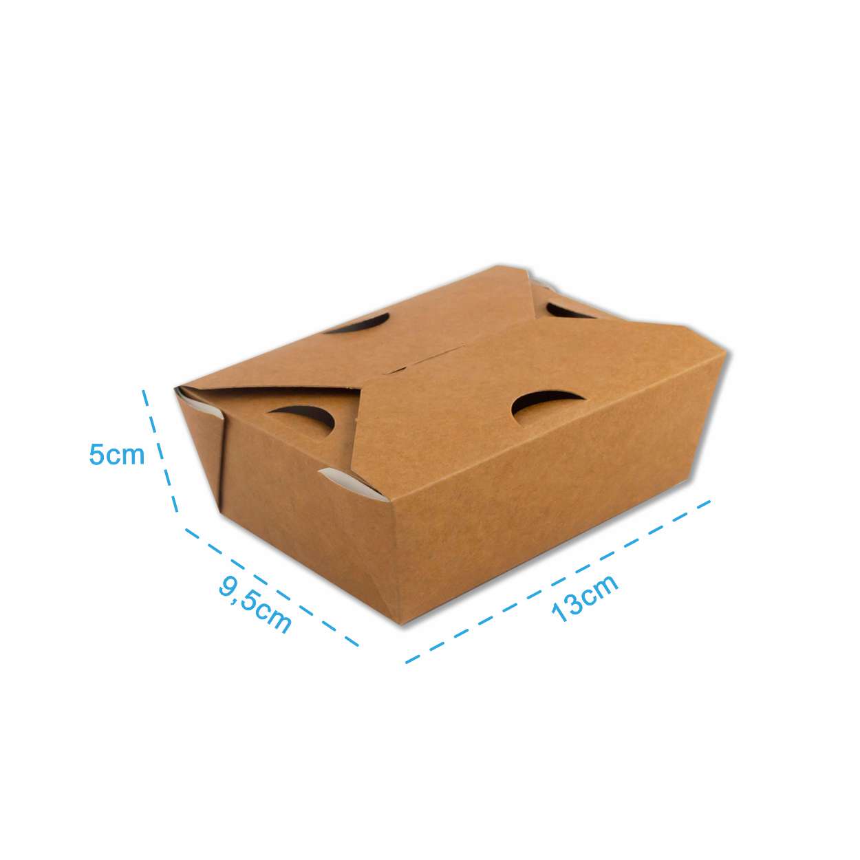 Box Chinesa Kraft 600ml - PCT 50un