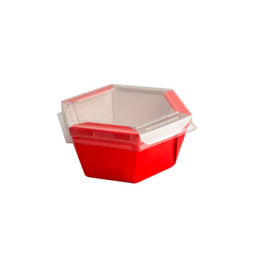 Caixa Para Poke Refeição Vermelha 1200ml - PCT 50un