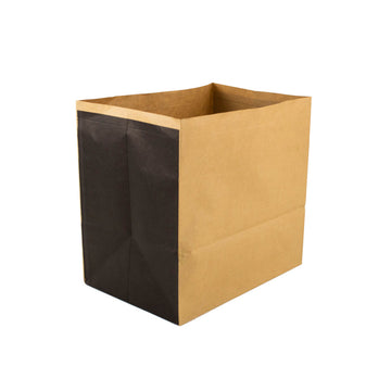 Saco Kraft Lateral Preta G - PCT 50un
