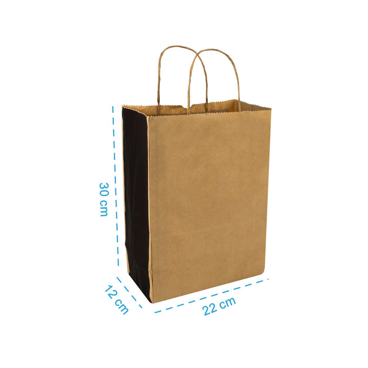 Sacola SOS Lateral Preta M - PCT 50un