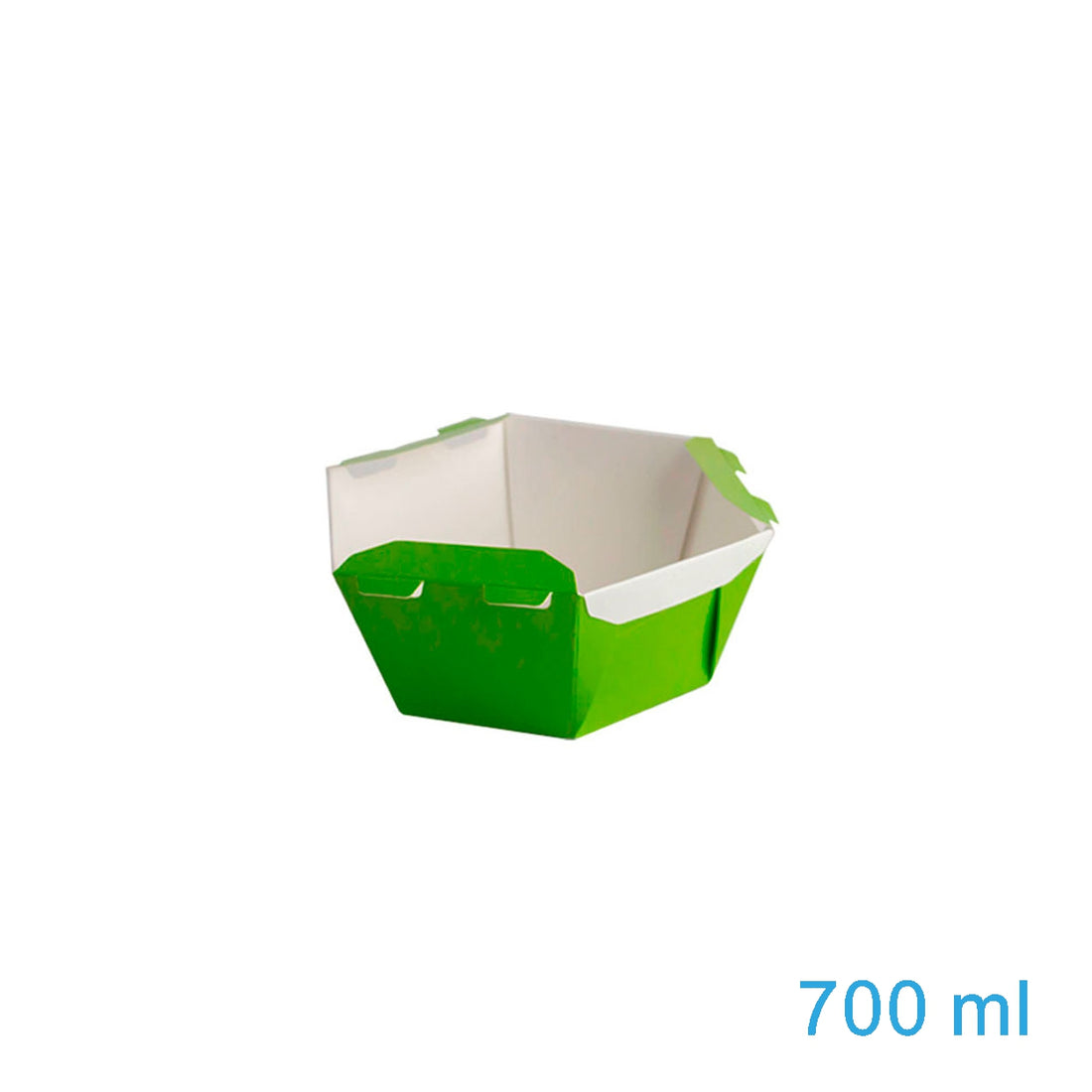 Caixa Para Poke Refeição Verde Lima 700ml - PCT 50un