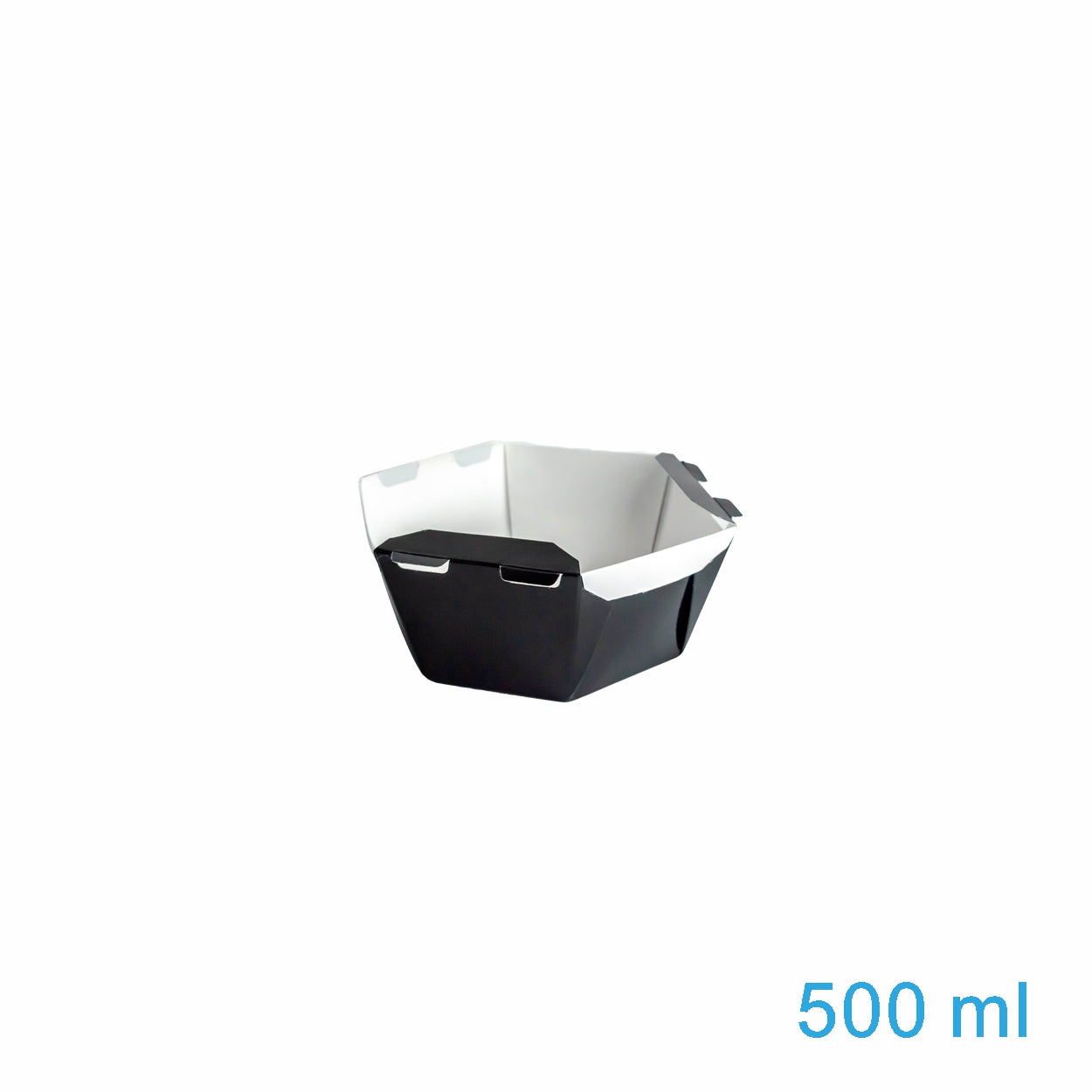 Caixa Para Poke Refeição Black 500ml - PCT 50un