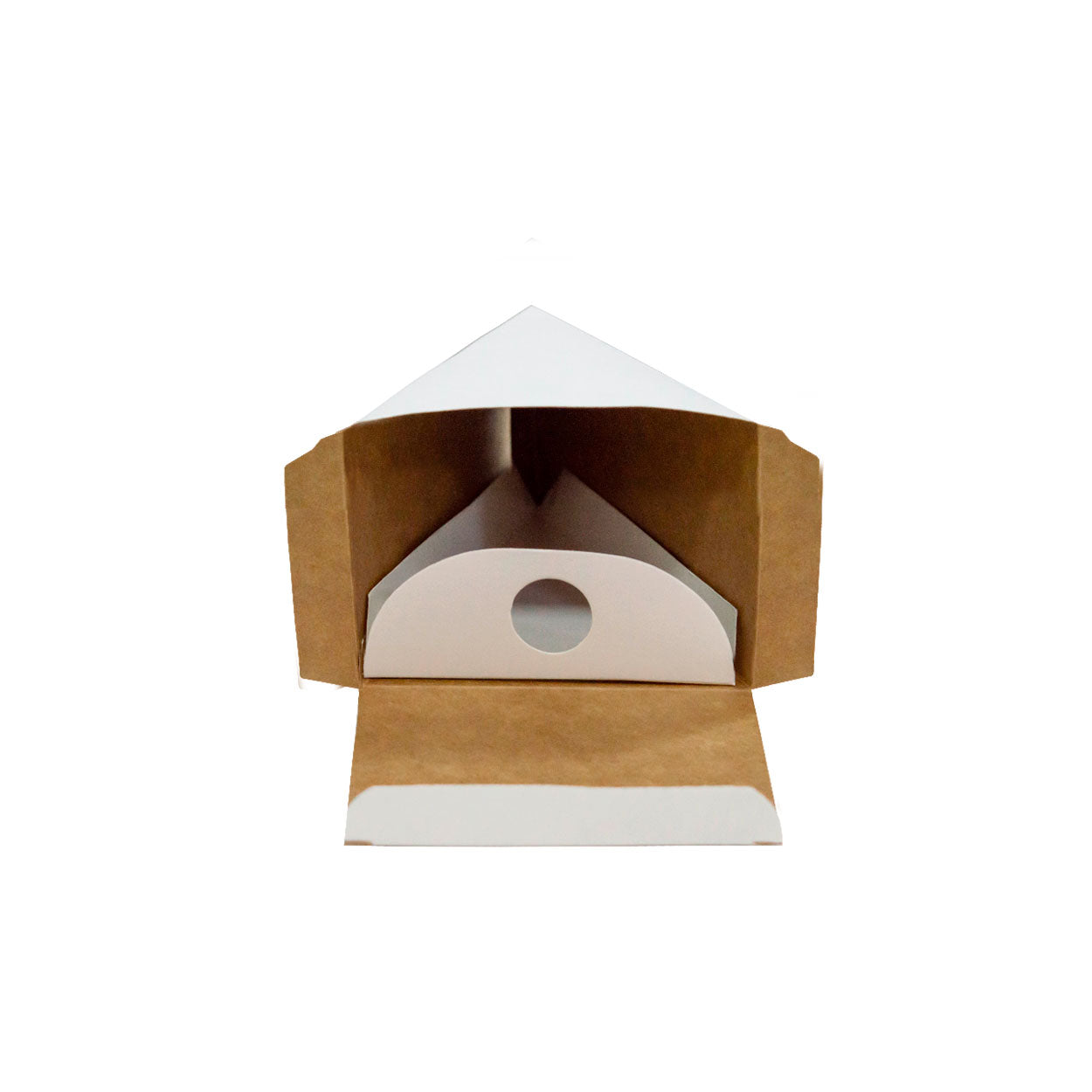Embalagem Para Fatia de Torta Confeitaria White P - PCT 50un