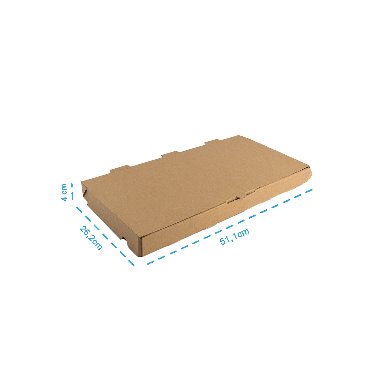 Caixa de Salgado e Petiscos Kraft Gg - PCT 25un