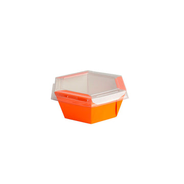 Caixa Para Poke Refeição Laranja 700ml - PCT 50un
