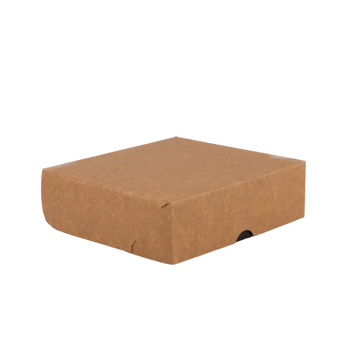 Caixa de Salgado Para Petiscos e Porções Black Kraft G - PCT 50un