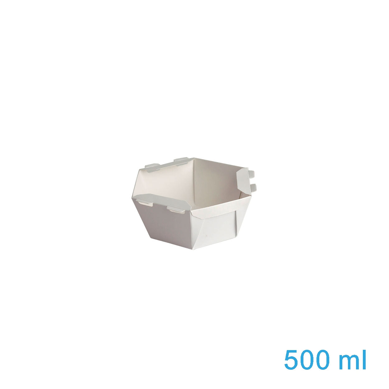 Caixa Para Poke Refeição White 500ml - PCT 50un