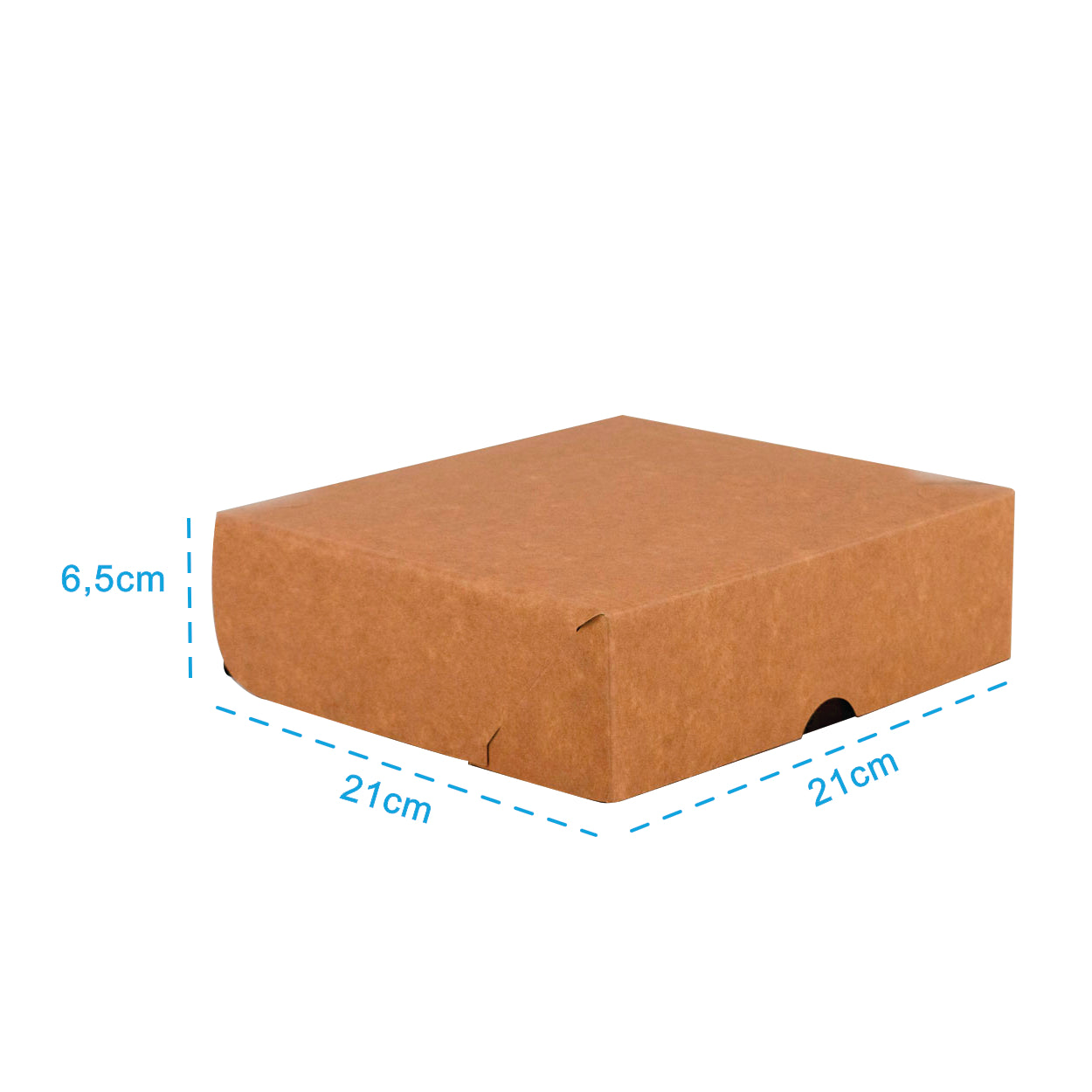 Caixa de Salgado Para Petiscos e Porções Black Kraft G - PCT 50un