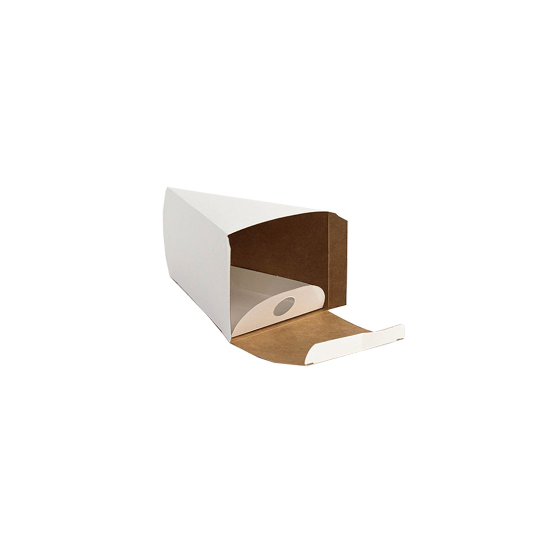Embalagem Para Fatia de Torta Confeitaria White M - PCT 50un