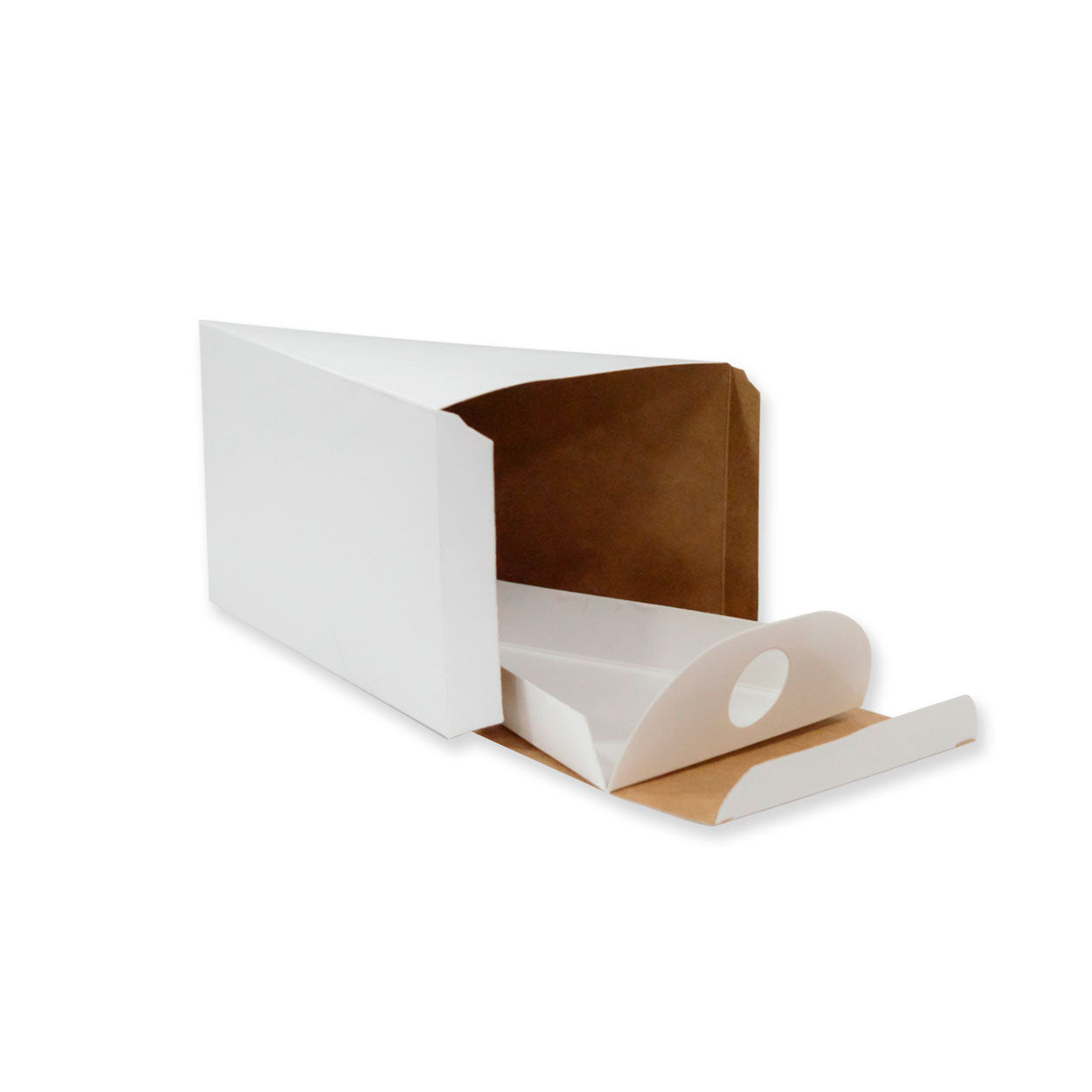 Embalagem Para Fatia de Torta Confeitaria White M - PCT 50un