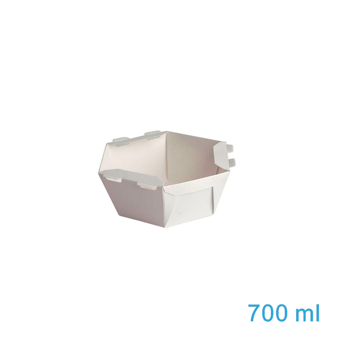 Caixa Para Poke Refeição White 700ml - PCT 50un