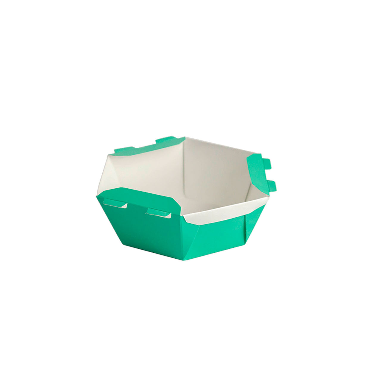 Caixa Para Poke Refeição Verde Turquesa 1000ml - PCT 50un