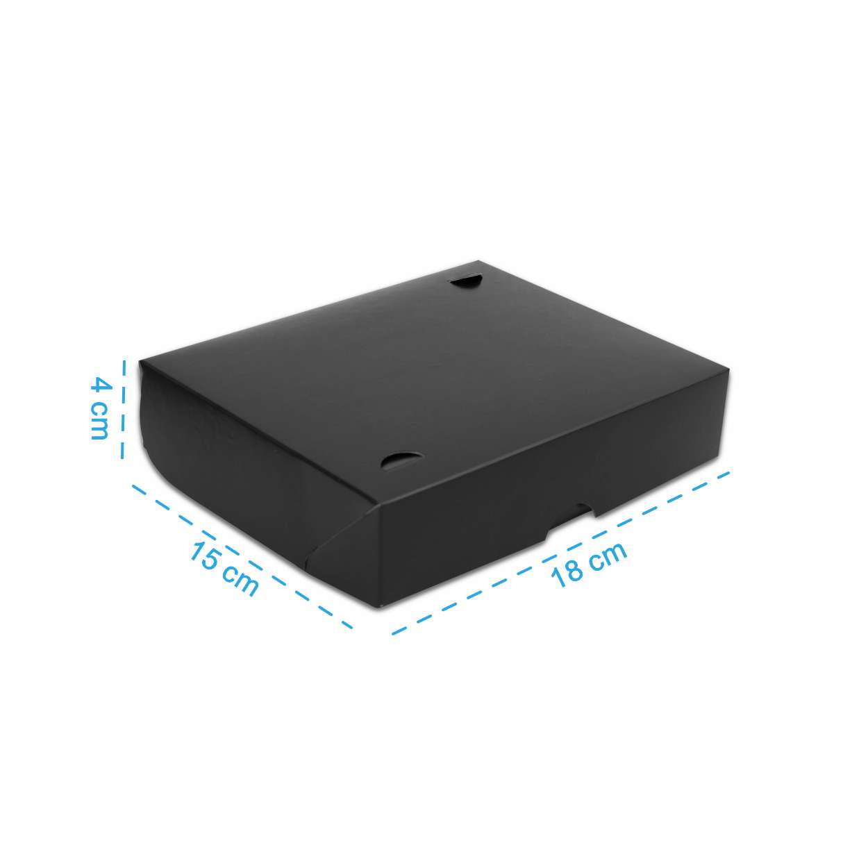 Combinado Oriental Black Quadrado M - PCT 50un