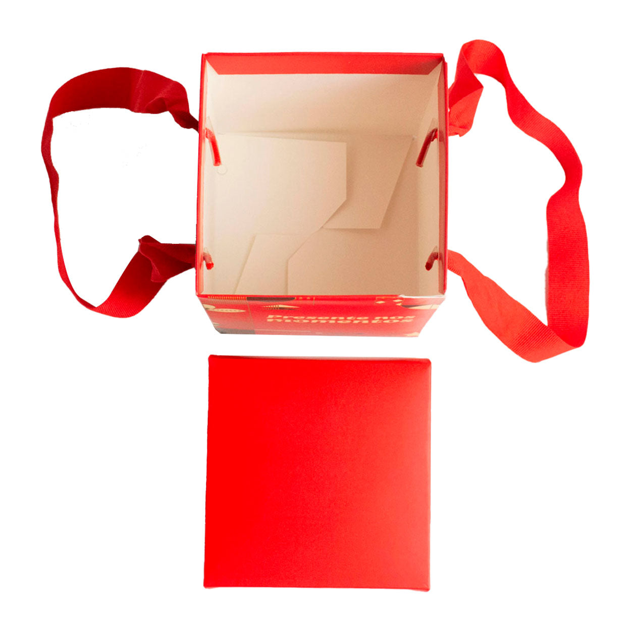 Caixa Premium Com Alça Para Panetone Natalina G - PCT 10un