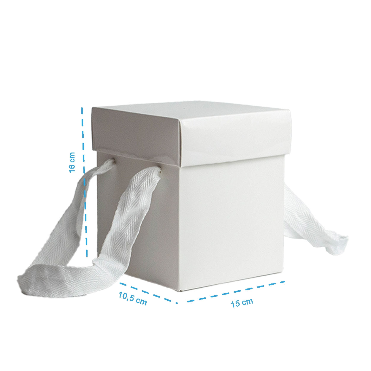 Caixa Premium Com Alça Para Panetone Branca G - PCT 10un