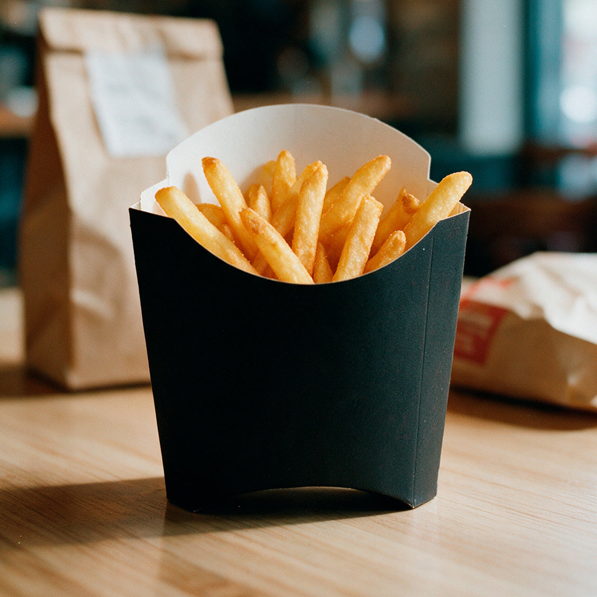 Caixa de Batata Hamburgueria Black M - PCT 50un
