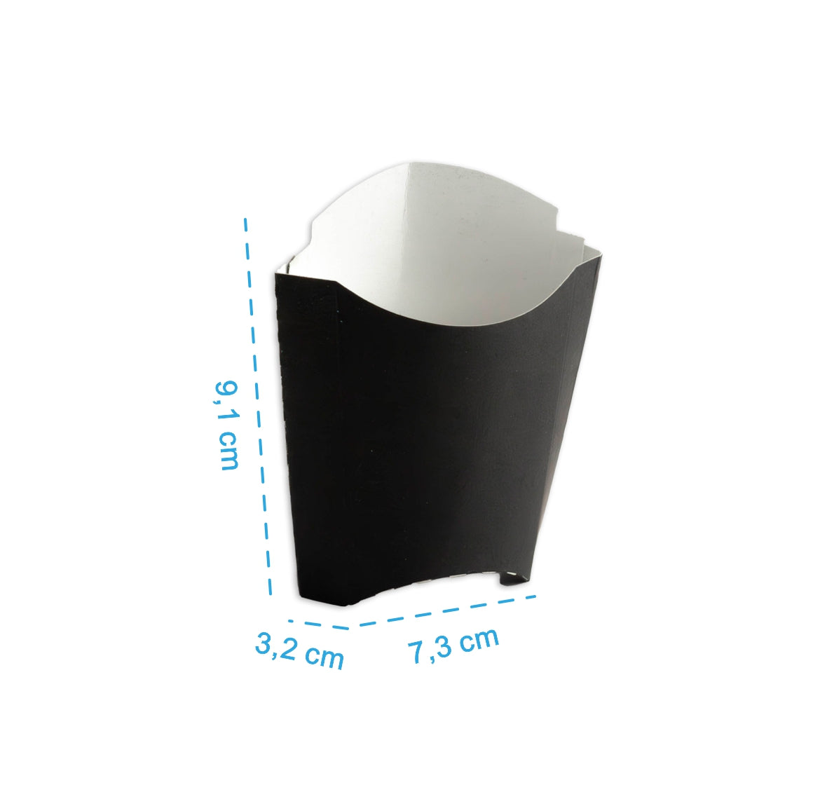 Caixa de Batata Hamburgueria Black P - PCT 50un