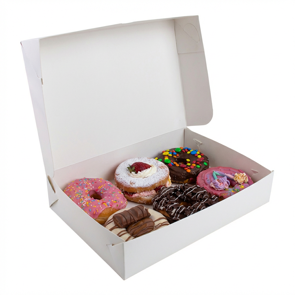 Caixa Multiuso Para Doces Confeitaria White GG - PCT 50un