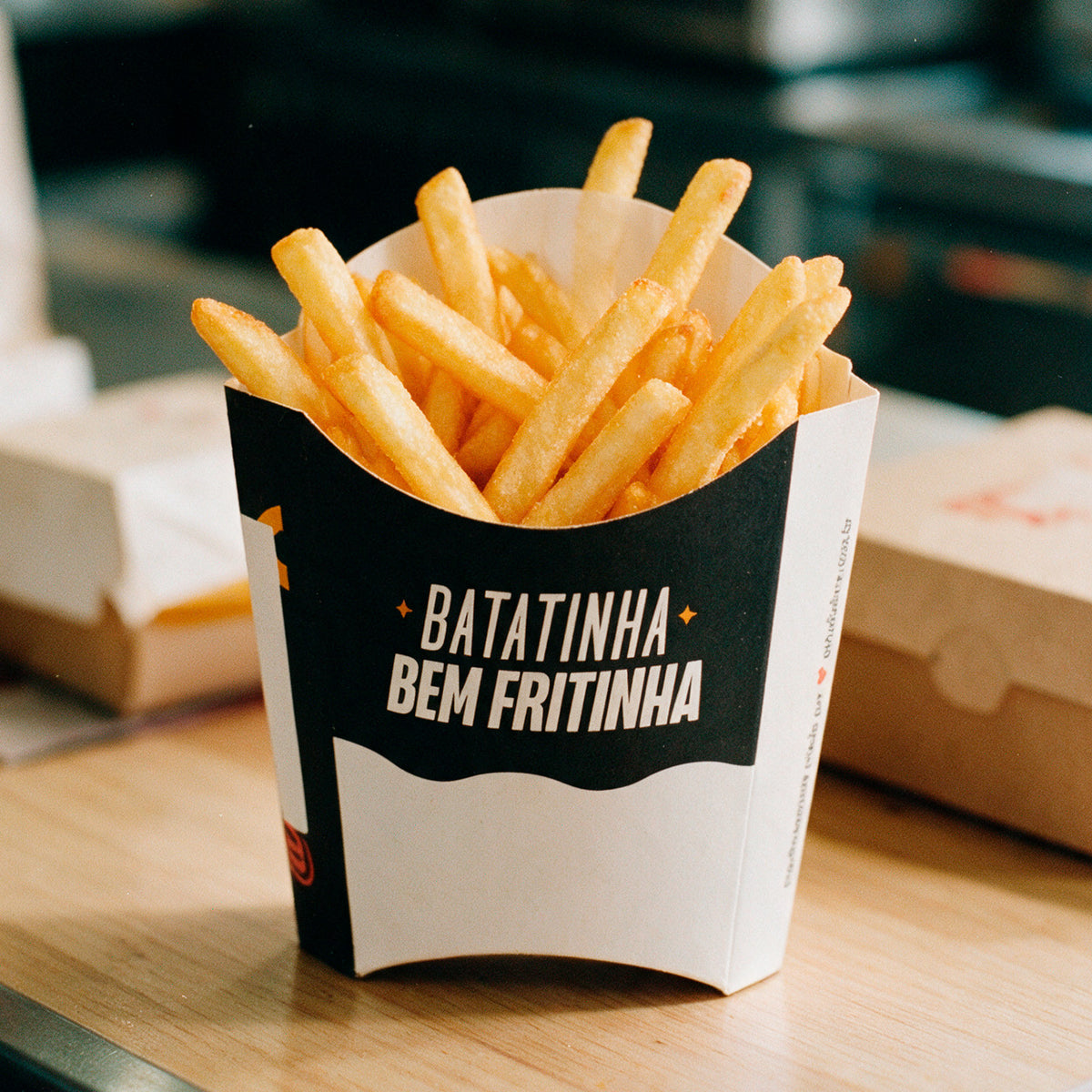 Caixa de Batata Hamburgueria Lanche Preferido M - PCT 50un