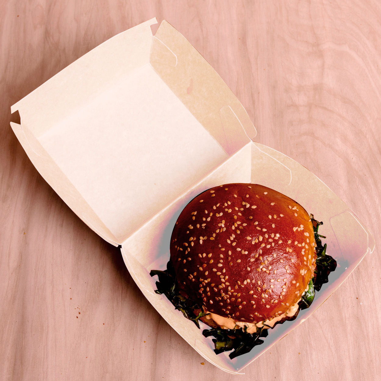Caixa de Hamburguer Automática Hamburgueria Black - PCT 50un