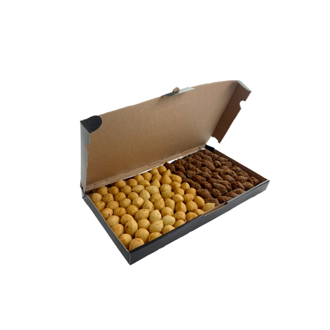 Caixa de Salgado e Petiscos Black Gg - PCT 25un