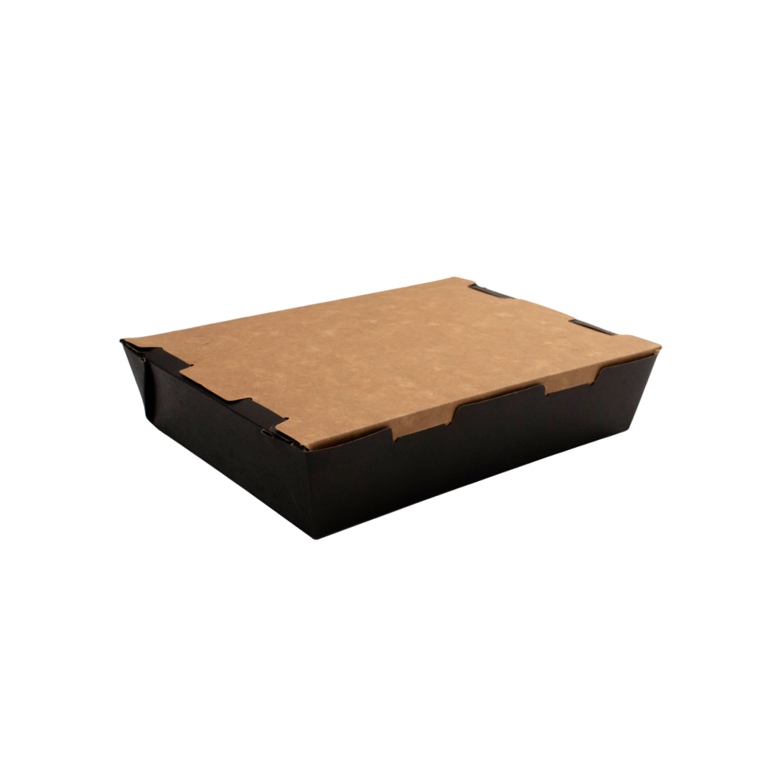 Box Refeição Black Kraft 1500ml - PCT 50un
