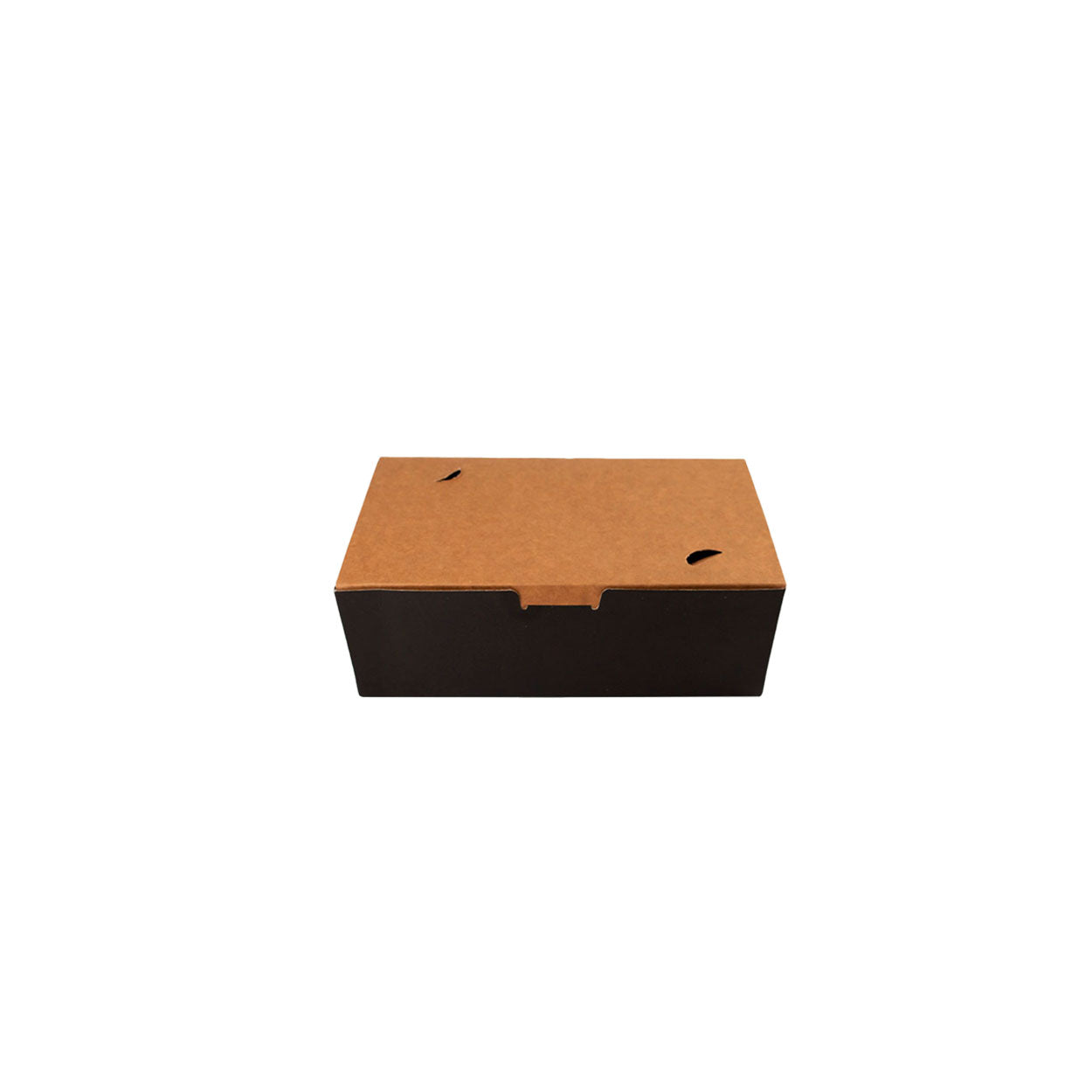Box Antivazamento Refeição Black Kraft 500ml - PCT 50un