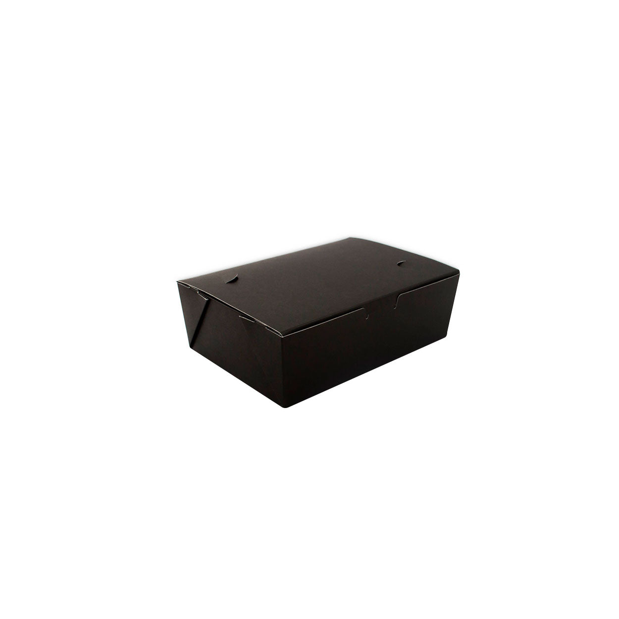 Box Antivazamento Refeição Black Fundo Preto 500ml - PCT 50un