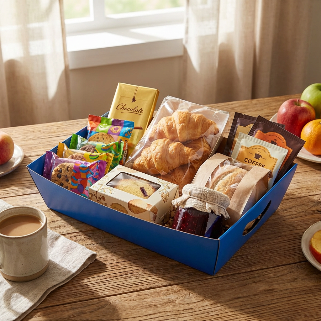 Cesta de Presente Azul P - PCT 10un