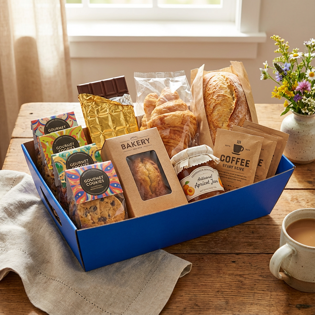 Cesta de Presente Azul G - PCT 10un